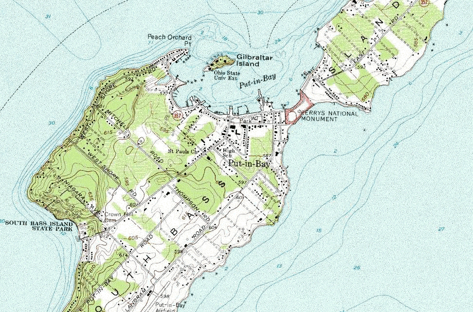 Put-in-Bay Map